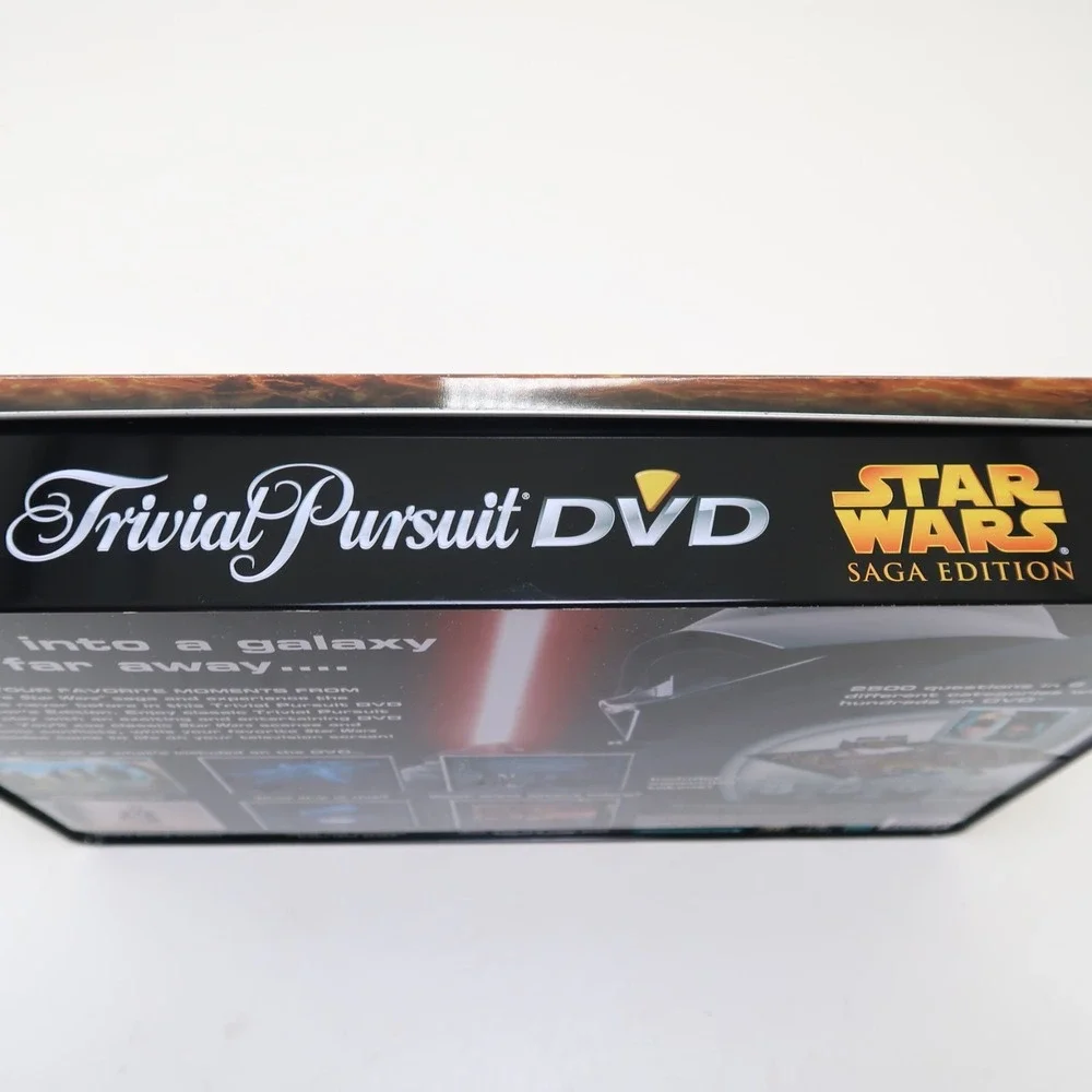 Trivial Pursuit DVD Star Wars Saga Edition 2005 Metal Tin Complete